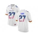 2016 US Flag Fashion Men's Boise State Broncos Jay Ajayi #27 College Football Jerseys - White