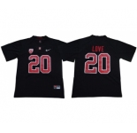 Cardinal #20 Bryce Love Black Limited Stitched NCAA Jersey