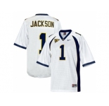 Men's California Golden Bears DeSean Jackson #1 College Football Jersey - White