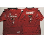 South Carolina Fighting Gamecocks #7 Jadeveon Clowney Red Player Fashion Stitched NCAA Jersey