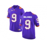 2016 Clemson Tigers Wayne Gallman II #9 College Football Limited Jersey - Purple