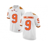 2016 Clemson Tigers Wayne Gallman II #9 College Football Limited Jersey - White