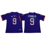 Clemson Tigers #9 Travis Etienne Jr. Purple Nike College Football Jersey
