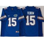 Florida Gators #15 Tim Tebow Blue College Football Jersey