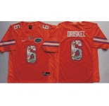 Florida Gators #6 Jeff Driskel Orange Player Fashion Stitched NCAA Jersey