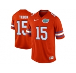 Florida Gators Tim Tebow #15 College Football Jersey - Orange