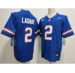 Men's Florida Gators #2 DJ Lagway Royal F.U.S.E. Stitched Jersey