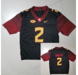 Florida State Seminoles #2 Deion Sanders Black Limited Jersey