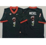 Georgia Bulldogs #1 Sony Michel Black Player Fashion Stitched NCAA Jersey