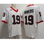 Gonzaga Bulldogs #19 Brock Bowers White Stitched Jersey