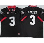 Men's Georgia Bulldogs #3 Nate Frazier Black 2025 F.U.S.E. Stitched Jersey