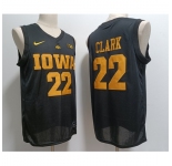 Men's Iowa Hawkeyes #22 Caitlin Clark Black Stitched Jersey