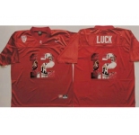 Louisville Cardinals #12 Andrew Luck Red Player Fashion Stitched NCAA Jersey