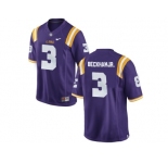 2016 Men's LSU Tigers Odell Beckham Jr. #3 College Football Limited Jersey - Purple