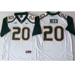 Miami Hurricanes #20 Ed White Green Nike College Football Jersey