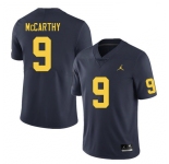 Men's Michigan Wolverines #9 J.J. McCarthy Navy Blue Stitched Jersey
