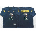 Michigan Wolverines #2 Charles Woodson Navy Blue Player Fashion Stitched NCAA Jersey