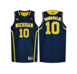 Michigan Wolverines Tim Hardaway Jr. #10 Basketball Authentic Jersey - Navy Blue