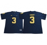Wolverines #3 Rashan Gary Navy Blue Jordan Brand Limited Stitched NCAA Jersey