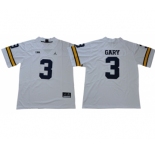 Wolverines #3 Rashan Gary White Jordan Brand Limited Stitched NCAA Jersey