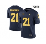 2016 Youth Jordan Brand Michigan Wolverines Charles Woodson #2 College Football Limited Jersey - Yellow