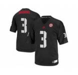 Nebraska Cornhuskers #3 Taylor Martinez Black College Football NCAA Jerseys