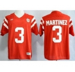 Nebraska Cornhuskers #3 Taylor Martinez Red NCAA Jerseys