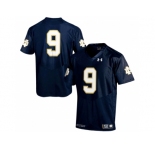 2015 Under Armour Mens' Norte Dame Fighting Irish #9 College Football Jersey - Navy Blue