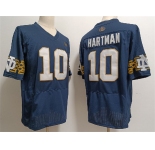 Men's Notre Dame Fighting Irish #10 Sam Hartman Navy With Name Limited Stitched Jersey
