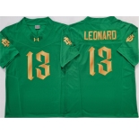 Men's Notre Dame Fighting Irish #13 Riley Leonard Green 2025 F.U.S.E. Limited Stitched Jersey