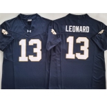 Men's Notre Dame Fighting Irish #13 Riley Leonard Navy 2024 F.U.S.E. Limited Stitched Jersey
