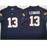 Men's Notre Dame Fighting Irish #13 Riley Leonard Navy 2025 F.U.S.E. Limited Stitched Jersey