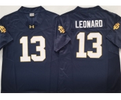 Men's Notre Dame Fighting Irish #13 Riley Leonard Navy 2025 F.U.S.E. Limited Stitched Jersey