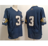 Men's Notre Dame Fighting Irish #3 Joe Montana Navy Limited Stitched Jersey