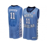 2016 Men's North Carolina Tar Heels Brice Johnson #11 College Basketball Jersey - Blue