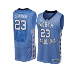 2016 Men's North Carolina Tar Heels Michael Jordan #23 College Basketball Jersey - Blue