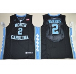 North Carolina #2 Joel Berry II Black Basketball Stitched NCAA Jersey