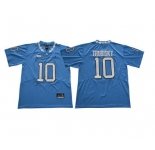 North Carolina Tar Heels #10 Mitch Trubisky Blue College Football Jersey