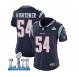 Women's Nike New England Patriots #54 Dont'a Hightower Navy Blue Team Color Vapor Untouchable Limited Player Super Bowl LII NFL Jersey
