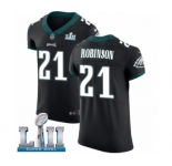 Men's Nike Philadelphia Eagles #21 Patrick Robinson Black Vapor Untouchable Elite Player Super Bowl LII NFL Jersey