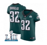 Men's Nike Philadelphia Eagles #32 Rasul Douglas Midnight Green Team Color Vapor Untouchable Elite Player Super Bowl LII NFL Jersey
