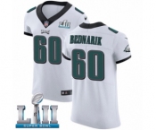 Men's Nike Philadelphia Eagles #60 Chuck Bednarik White Vapor Untouchable Elite Player Super Bowl LII NFL Jersey