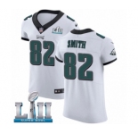 Men's Nike Philadelphia Eagles #82 Torrey Smith White Vapor Untouchable Elite Player Super Bowl LII NFL Jersey
