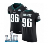 Men's Nike Philadelphia Eagles #96 Derek Barnett Black Vapor Untouchable Elite Player Super Bowl LII NFL Jersey