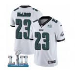 Men's Nike Philadelphia Eagles #23 Rodney McLeod White Vapor Untouchable Limited Player Super Bowl LII NFL Jersey