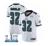 Men's Nike Philadelphia Eagles #32 Rasul Douglas White Vapor Untouchable Limited Player Super Bowl LII NFL Jerse