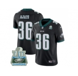 Nike Philadelphia Eagles #36 Jay Ajayi Black Alternate Super Bowl LII Champions Men Stitched NFL Vapor Untouchable Limited Jersey