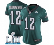 Women's Nike Philadelphia Eagles #12 Randall Cunningham Midnight Green Team Color Vapor Untouchable Limited Player Super Bowl LII NFL Jersey