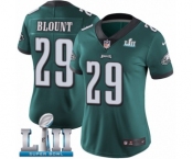 Women's Nike Philadelphia Eagles #29 LeGarrette Blount Midnight Green Team Color Vapor Untouchable Limited Player Super Bowl LII NFL Jersey