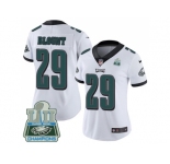 Womens Nike Philadelphia Eagles #29 LeGarrette Blount White Super Bowl LII Champions Stitched NFL Vapor Untouchable Limited Jersey